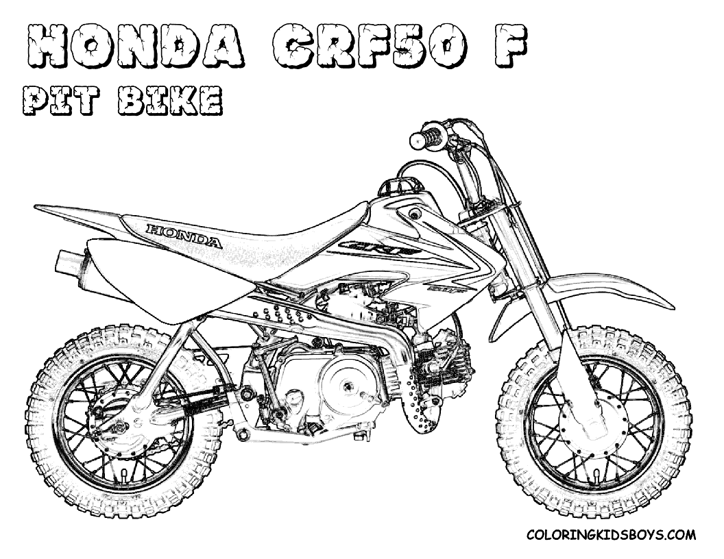 Plansa de colorat cu Motocros 1 1